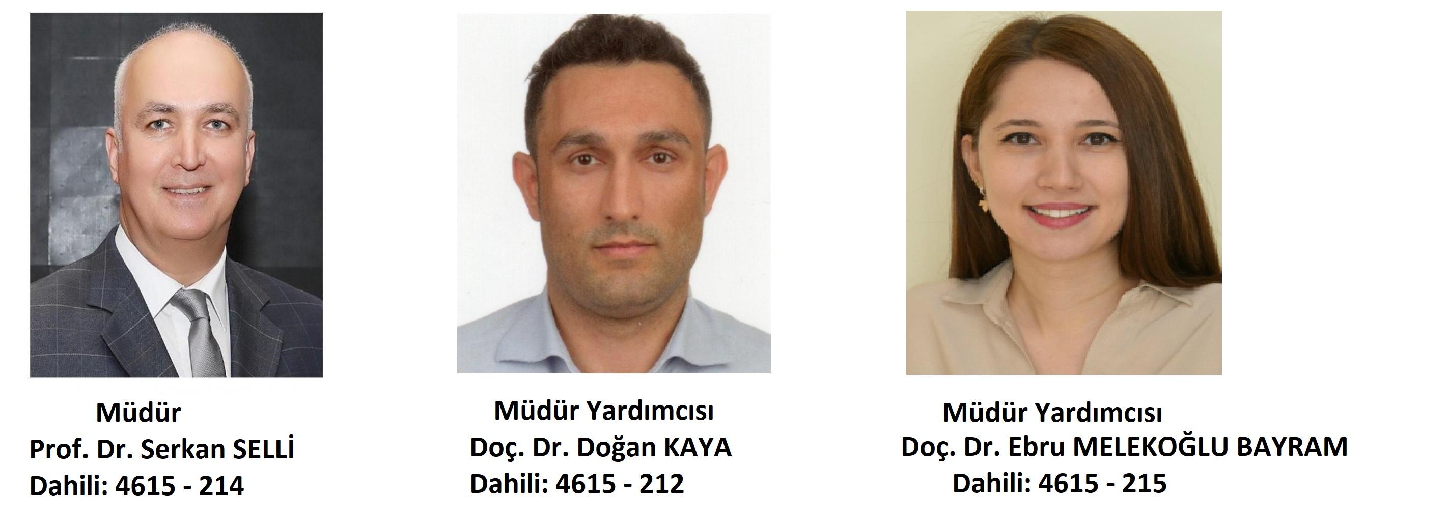 MÜDÜR ve MÜDÜR YARDIMCILARI